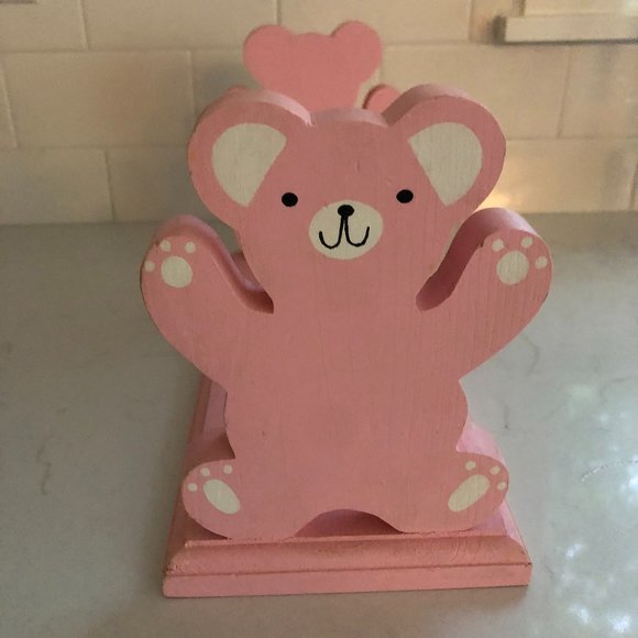 Hand Painted Bear Bookshelf - Picture 1 of 6